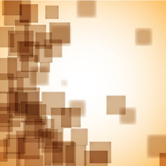Abstract brown square background