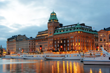 Obraz premium Stockholm at dawn