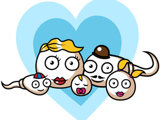 Sperm and egg family