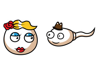 Sperm and egg couple