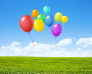 Bunte Luftballons
