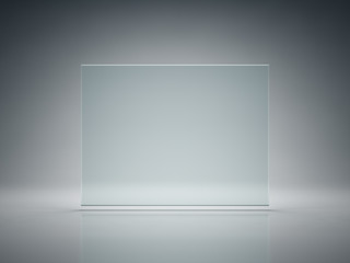 Blank glass plate