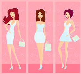 fashion shopping girls