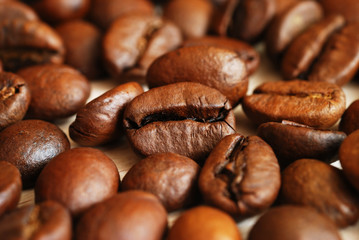 Naklejka premium Coffee beans