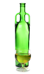 Alcohol and one glasses