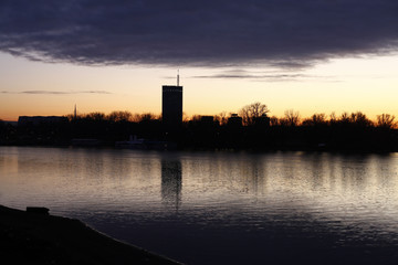 new Belgrade sunset