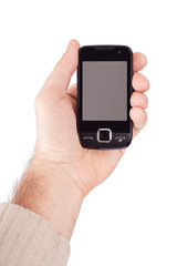 smart phone in hand