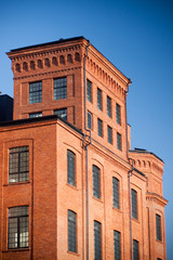 old factory in Lodz Poland
