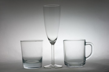 Glassware.