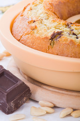Ring-shaped cake.