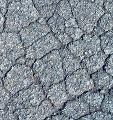 Rissiger Asphalt