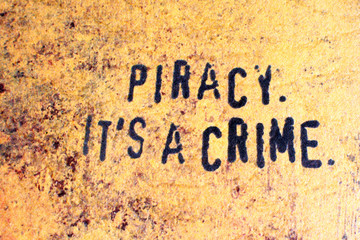 Web piracy concept