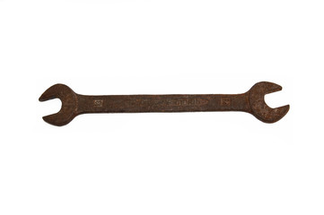 old rusty spanner