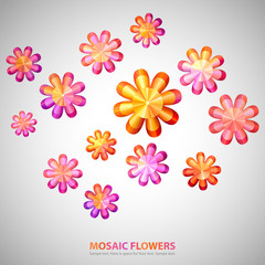 Mosaic Flowers