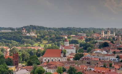Obraz premium vue sur vilnius