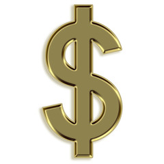 Ícone dourado - dólar