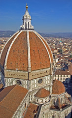 Fototapeta na wymiar Basilica di Santa Maria del Fiore Dome. Florence, Italy