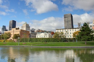 Obraz premium immeubles à Montréal