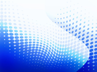 Fototapeta premium Blue dot background