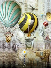 Rolgordijnen Balloon race © Rosario Rizzo
