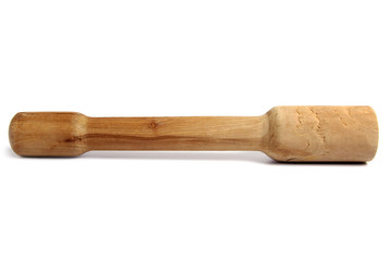 rolling-pin on a white background