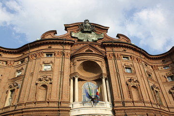 Carignano Palace in Turin, Italy
