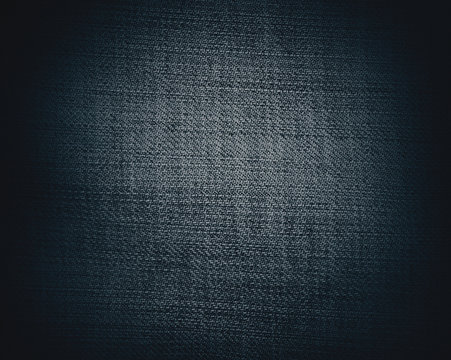 aged dark blue fabric as vintage texture