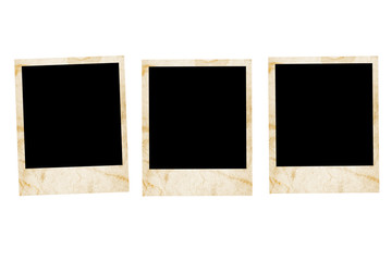 photo slides isolated on a white