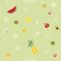 fruit collage