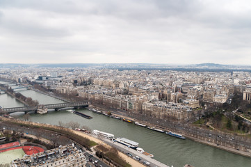 View of Paris from the Eiffel Tower