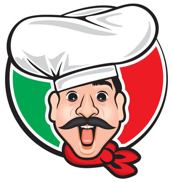 cartoon italian man
