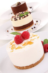 assortment of dessert