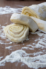 Slices of Rolled Pastry