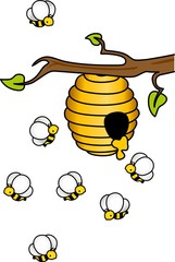 Bees in the Hive