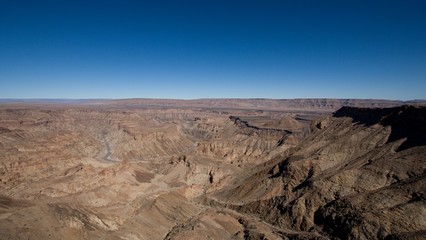 Fototapeta na wymiar Fish River Canyon, Namibia - second largest canyon on the world