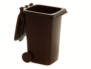 brown dirt container