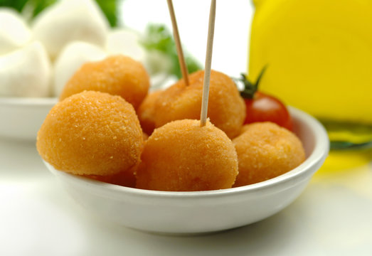 Mozzarelline fritte