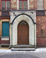 vintage house door, Berlin Germany