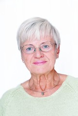 Biometric Image of an elderly lady