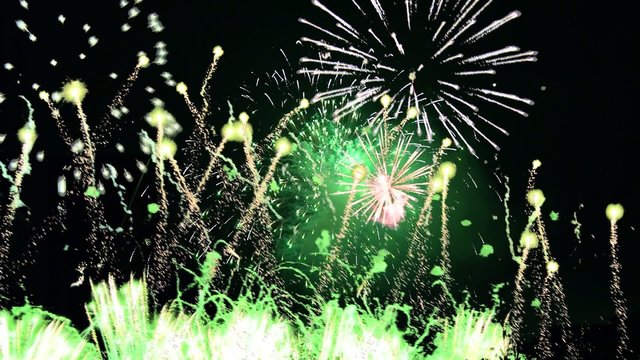 fireworks explosion