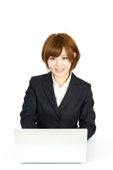 Beautiful business woman