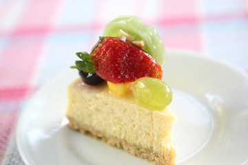 Fruit cheese cake