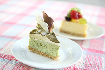 green tea cake