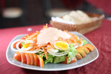 salad in close up