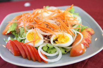 salad in close up