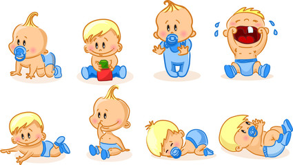 Векторные иллюстрации мальчиков