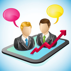 Tablet, businessman 3