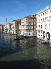 Fototapeta na wymiar Summer in Venice, Grand Canal, Italy