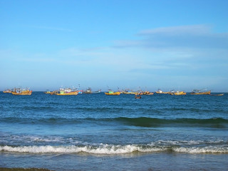 Vietnam, Mui Ne fishing fleet