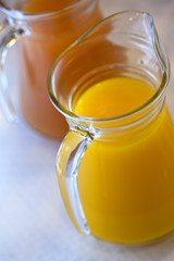 Jus de fruit, petit déjeuner, orange, pamplemousse, vitamine